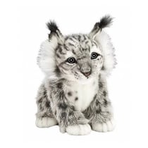 peluche lynx bebe assis 18 cm