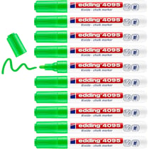 Lot de 10 marqueurs craie liquide 2-3 mm - EDDING - Vert clair
