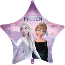 Ballon Aluminium Hélium Etoile Frozen - 46 cm