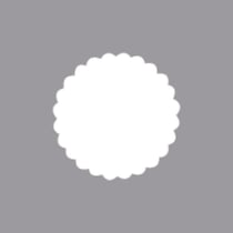 Perforatrice : Rond bord déco, ø 3,81 cm, (1 1 / 2")