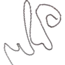 MégaCréa DIY - Chaine argenté maillon 2 mm x 1 m