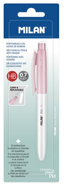 Blister 1 porte-mines PL1 0,7 mm rose, série Édition +