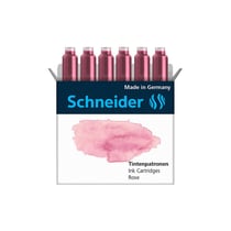 Lot de 6 cartouches d'encre pastel - Rose - Schneider
