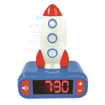 Réveil avec Veilleuse Fusée en 3D
