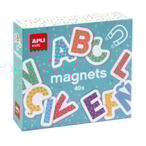 Magnet lettres en bois 40 u.