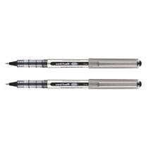 Lot de 2 rollers encre liquide Uni-Ball Eye UB157 pointe moyenne 0,7 mm noir