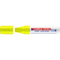 Marqueur craie liquide 4-15 mm - EDDING - Jaune fluorescent - Pointe biseautée