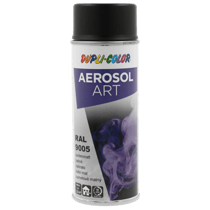 Spray de peinture - Noir encre - RAL 9005 - Satiné - Tous supports - Aérosol Art