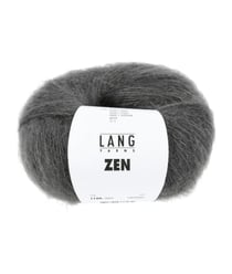 Pelote de Laine, Alpaga et Soie à tricoter ZEN - 25GR - Lang Yarns 0005 Gris