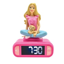 Réveil avec veilleuse Barbie en 3D