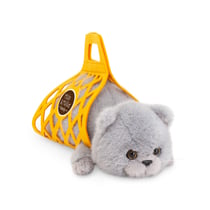 Peluche Milo le chat gris - Orange Toys