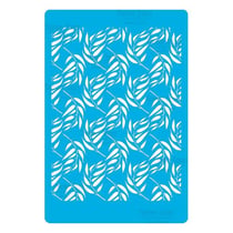 Pochoir plastique souple réutilisable 18,5 x 14,5 cm Fabrika Decoru FEUILLAGE 252