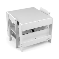 Ensemble de Mobilier Enfant - Table et Chaises SVEN en Blanc