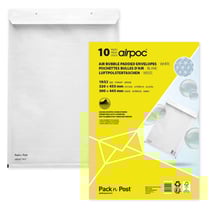 Enveloppes à bulles - 32x45,5cm - Référence J - Auto adhésive - Lot de 10 - GPV