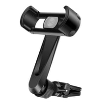 Forever Support Voiture pour Téléphone à Fixer sur Grille d'Aération 8cm de Largeur Noir
