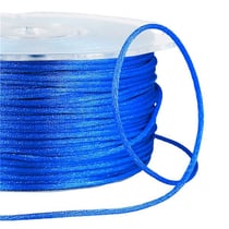 Bobine 100m queue de rat 2mm Bleu roy