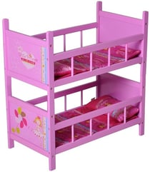 Lits superposes en bois my little princess poupee - knorrtoys - 67804