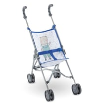 Poussette Canne Bleue pour poupon 36/42/52 cm