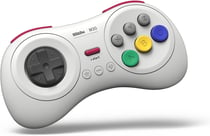 8bitdo Manette Bluetooth 8 boutons M30, couleur Blanche/White compatible sur Switch, Android & PC