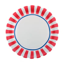 6 Assiettes Dolce Vita Rouge