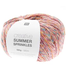 Pelote de coton Creative Summer Sprinkles - 100Gr - Rico Design 007 Orange Candy