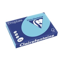 Ramette de papier TROPHÉE - 500 feuilles - Bleu alizé - A3 420 x 297 mm - 80g
