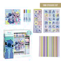Set de 1000 Stickers Angel & Stitch Disney
