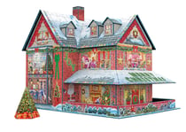 Puzzle 1100 pièces - Puzzle 3D - Maison de Noel - Eurographics