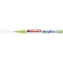 Lot de 10 marqueurs peinture acrylique pointe fine 1-2 mm - EDDING - Vert pastel
