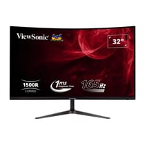 Ecran PC Gamer Incurve - VIEWSONIC VX3218 - PC - MHD - 32 FHD - Dalle VA - 1 ms - 165Hz - DisplayPort - AMD FreeSync