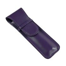 ETUI 2 SYLOS A RABAT - CUIR Satiny - 16x2,5x0,8 cm