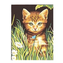 LUC - Kit canevas Chat 25x30cm