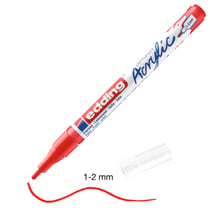 Marqueur Acrylic Edding 5300 - Pointe Fine - Rouge
