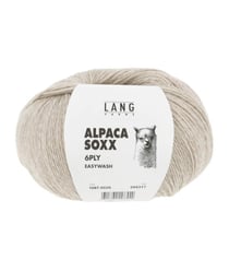 Pelote de laine Alpaca Soxx 6-PLY - 150GR - Lang Yarns 0026 Sable Chiné