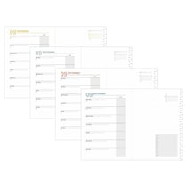 PLAN NOTE 1521 4C ML Recharge - 15x21 cm - Semainier - 16 mois de septembre à décembre