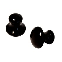 Gua sha Mushrooms en Obsidienne Noire Assortiment de 2 - Omsaé