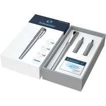 Stylo plume - Argent - 3 plumes avec cartouches - Schneider - Callissima