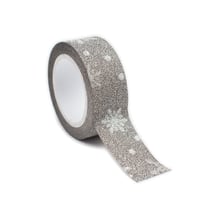 Ammi - Masking Tape pailleté 1,5 cm Flocon noir