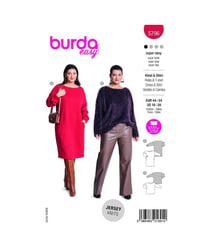 Patron Burda 5796 - Robes et pulls taille n°FR 44-54