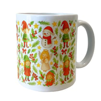 Mug lutins et anges de Noël