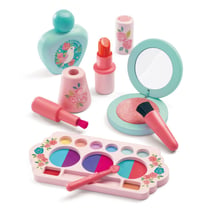 Jeu d imitation maquillage de Birdie accessoires en bois - Djeco - Rose