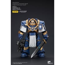 Warhammer The Horus Heresy - Figurine 1/18 Ultramarines Cataphractii Terminator Squad Sergeant with Power Sword 14 cm