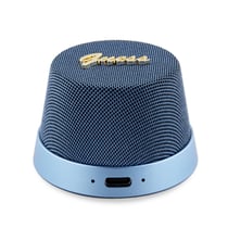 Guess Enceinte Bluetooth 5.3 3W Compatible MagSafe avec Micro et Réducteur de Bruit Bleu
