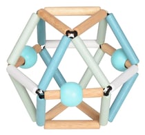 Hochet en bois Grabber Blue Snow - Bass & Bass