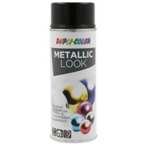 Spray de peinture - Effet métallisé - Noir - Tous supports - Dupli-color - 400ml