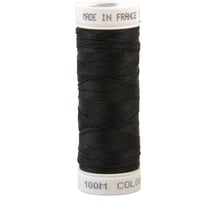 Fil à coudre polyester 100m made in France - noir 1
