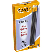 Mine de rechange pour porte-mine BIC - Mines CRITERIUM HB 2 mm - Lot de 12 boîtes de 6 mines