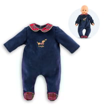 Pyjama Corolle en Fêtes pour poupon 42 cm