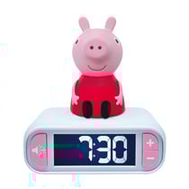 Réveil avec veilleuse Peppa Pig en 3D