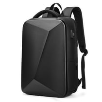 Sac À Dos Ordinateur Extensible Étanche Avec Port USB Pour Voyage D'affaires Noir YONIS